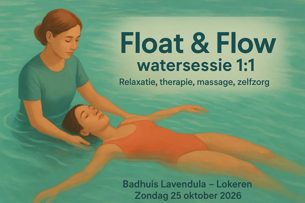 Float & Flow watersessie 1:1 Relaxatie, therapie, massage, zelfzorg