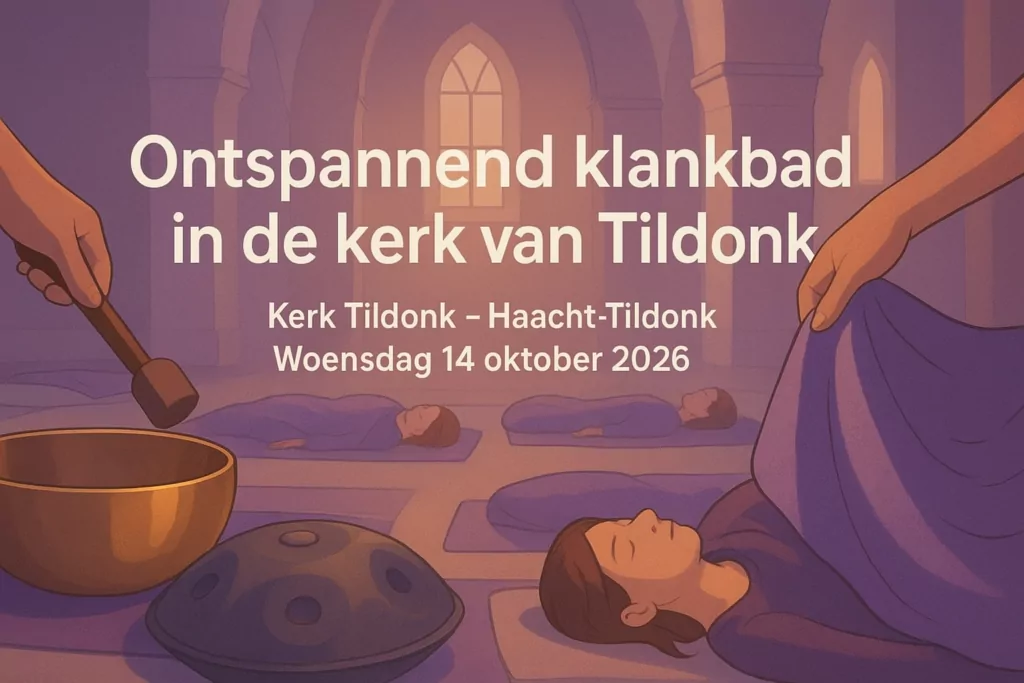 Ontspannend klankbad in de kerk van Tildonk