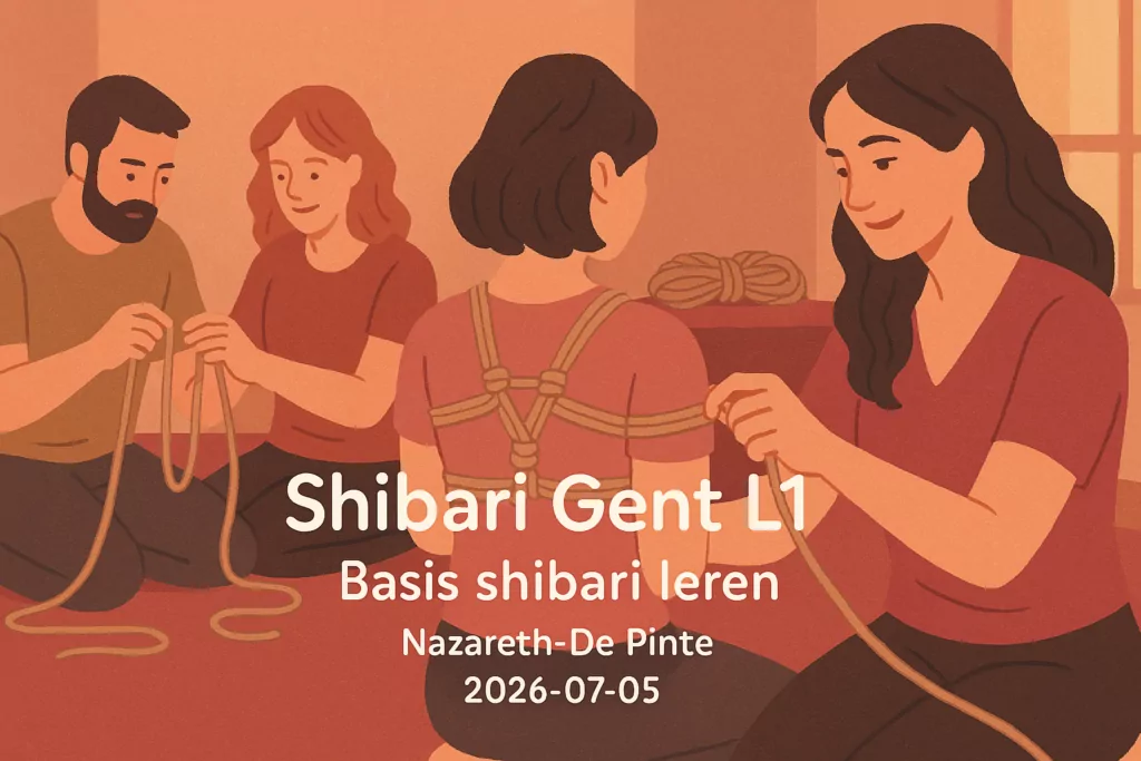 Shibari Gent L1 Basis shibari leren