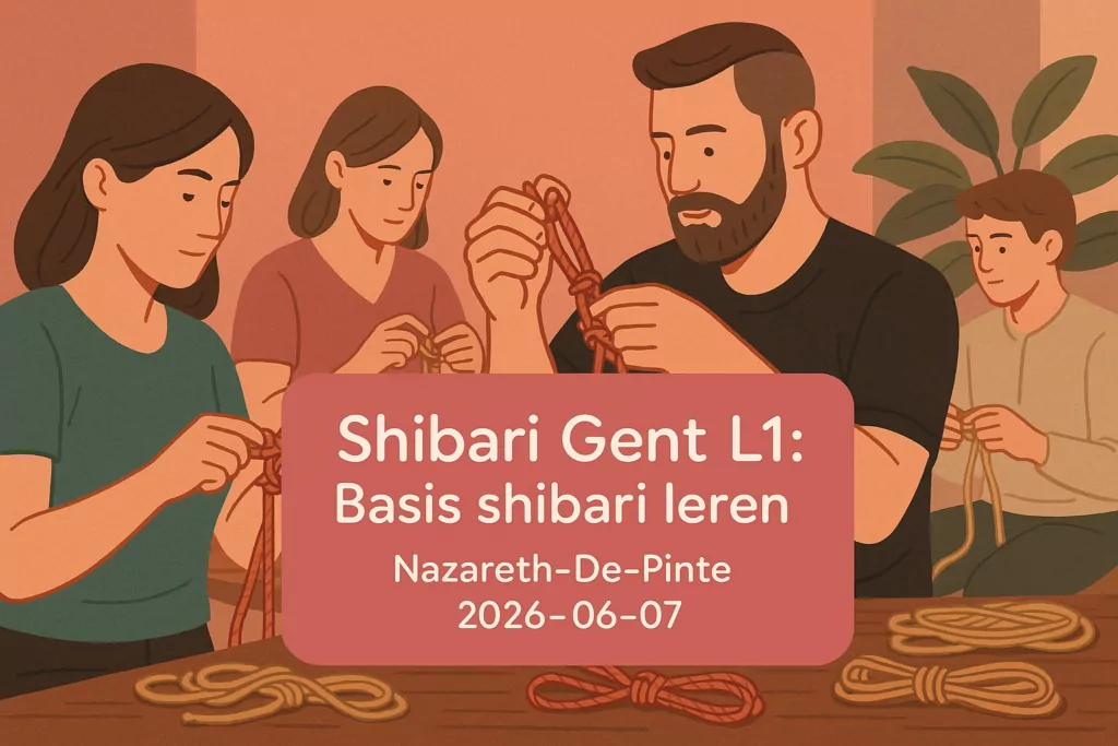 Shibari Gent L1: Basis shibari leren