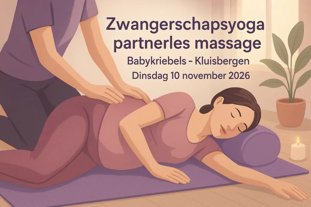 Zwangerschapsyoga partnerles massage