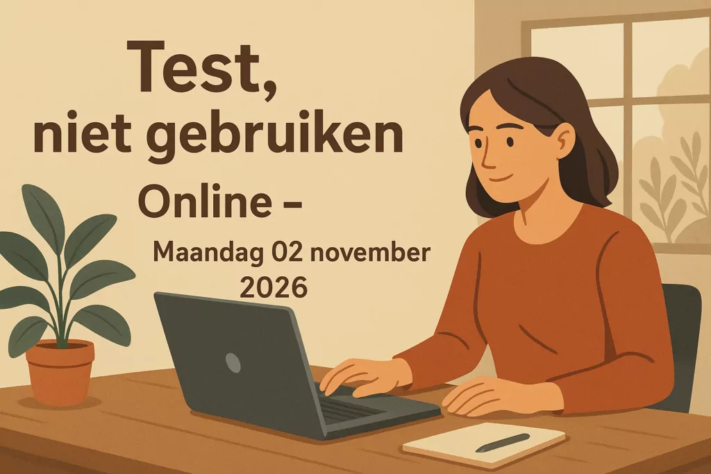 Test , niet gebruiken