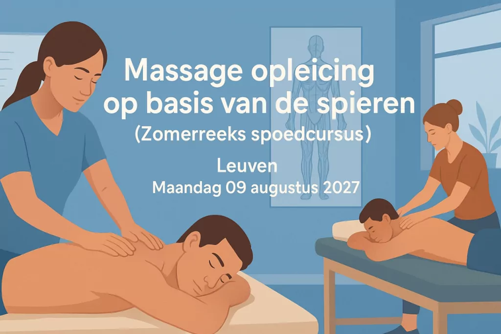 Massage opleiding op basis van de spieren (Zomerreeks spoedcursus)