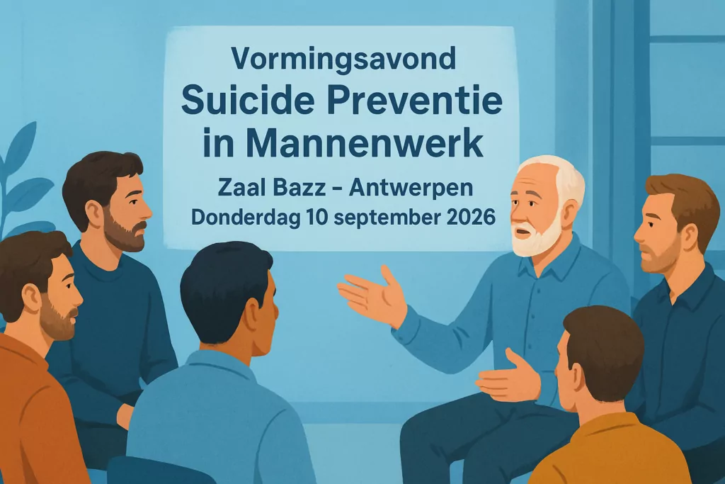 Vormingsavond Suicide Preventie in Mannenwerk