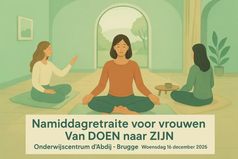 Namiddagretraite voor vrouwen Van DOEN naar ZIJN