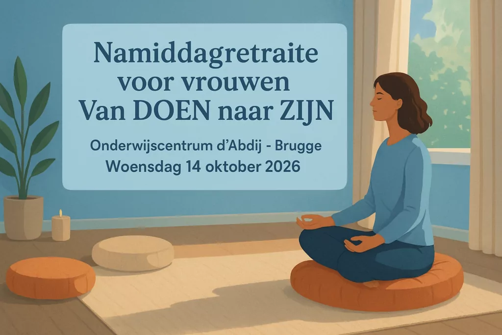 Namiddagretraite voor vrouwen Van DOEN naar ZIJN