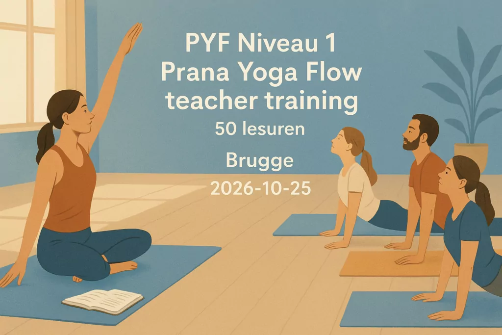 PYF Niveau 1 Prana Yoga Flow teacher training - 50 lesuren