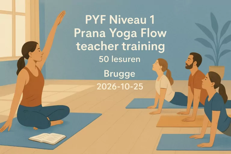 PYF Niveau 1 Prana Yoga Flow teacher training - 50 lesuren