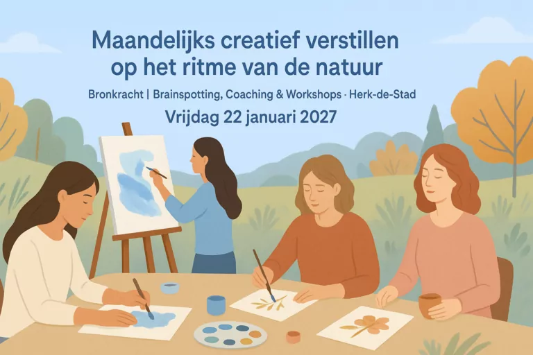 Maandelijks creatief verstillen op het ritme van de natuur