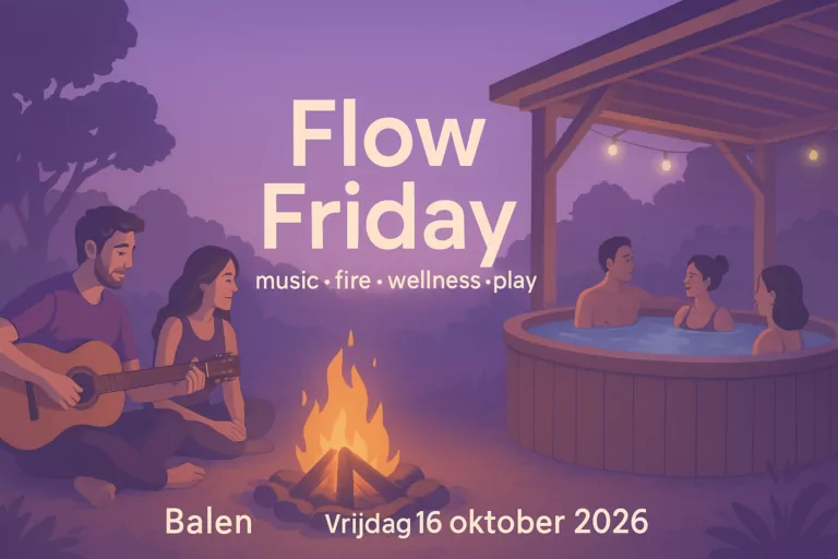 Flow Friday music fire wellness play