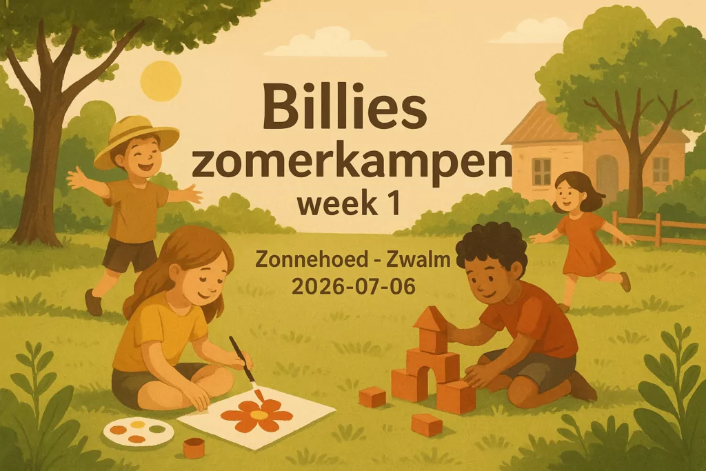 Billies zomerkampen week 1