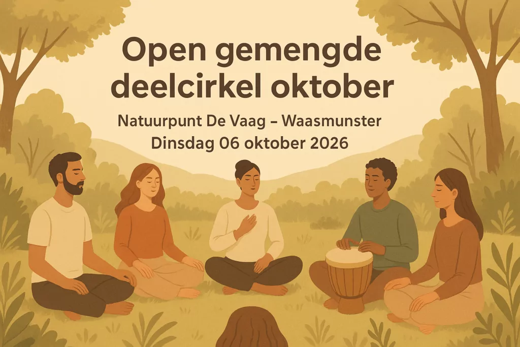 Open gemengde deelcirkel oktober