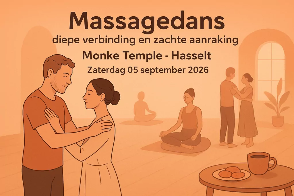 Massagedans diepe verbinding en zachte aanraking